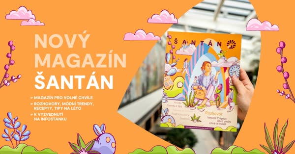 Nový magazín ŠANTÁN — jubilejní 10. číslo jaro/léto 2026