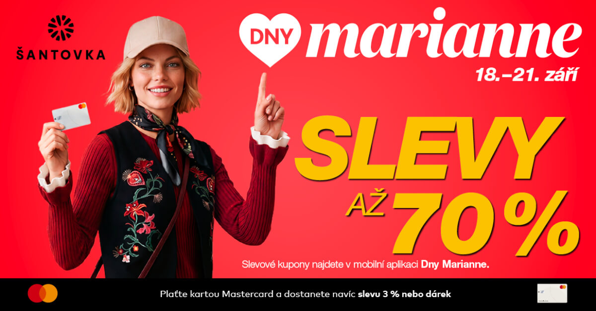 Dny Marianne — 18.–21. září 2026 v Galerii Šantovka